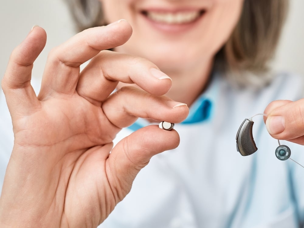 Zinc-air hearing aid batteries in sizes 10, 312, 13, and 675 for patients of Comprehensive Hearing Solutions in Pittsburg, KS
