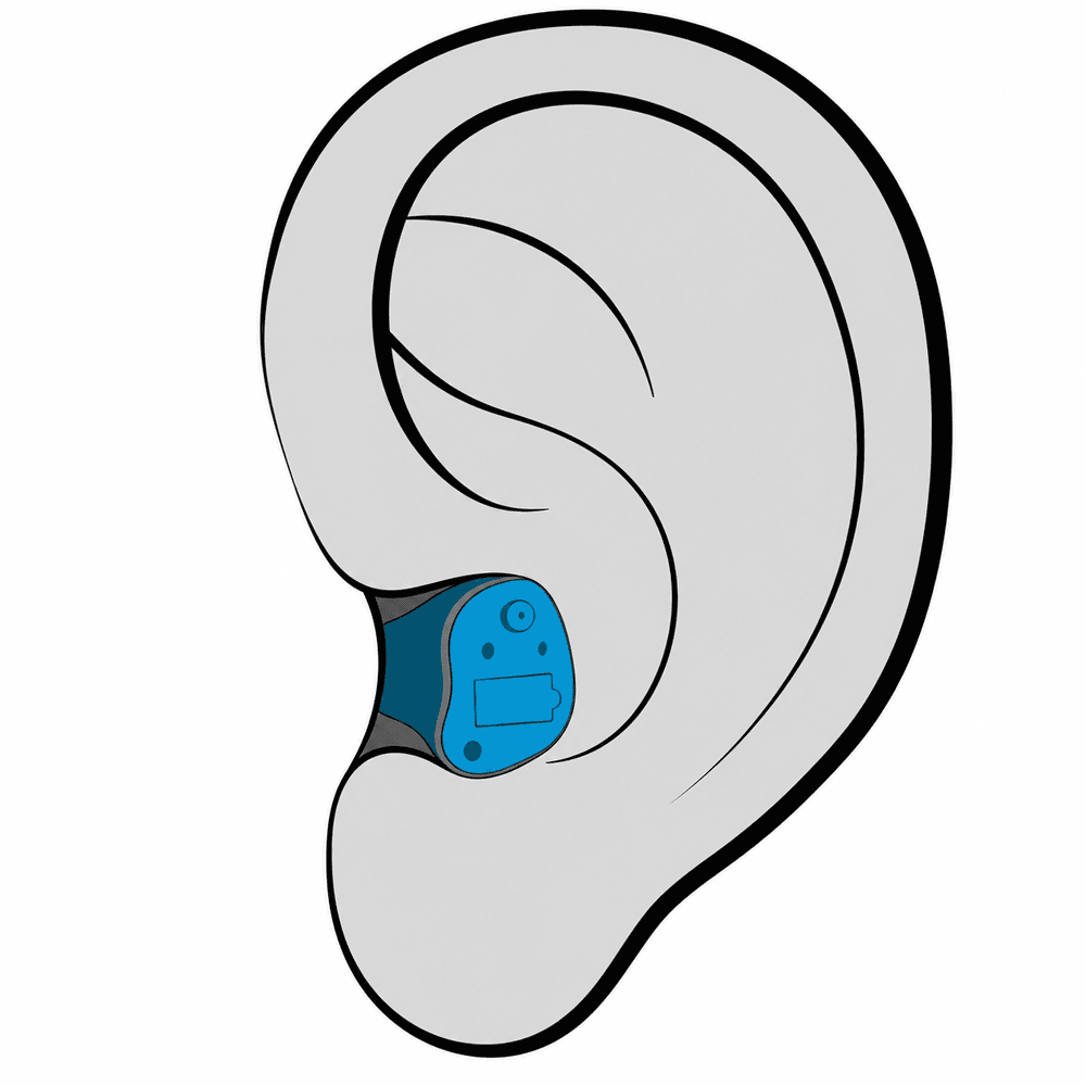 In-the-Canal (ITC) hearing aid style available at Comprehensive Hearing Solutions in Kansas City
